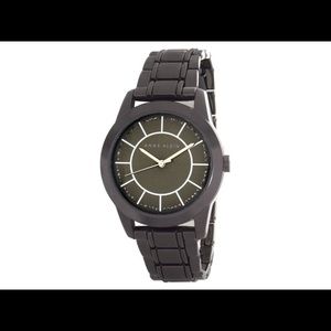 Anne Klein Grey Dial Gunmetal Tone Bracelet Quartz